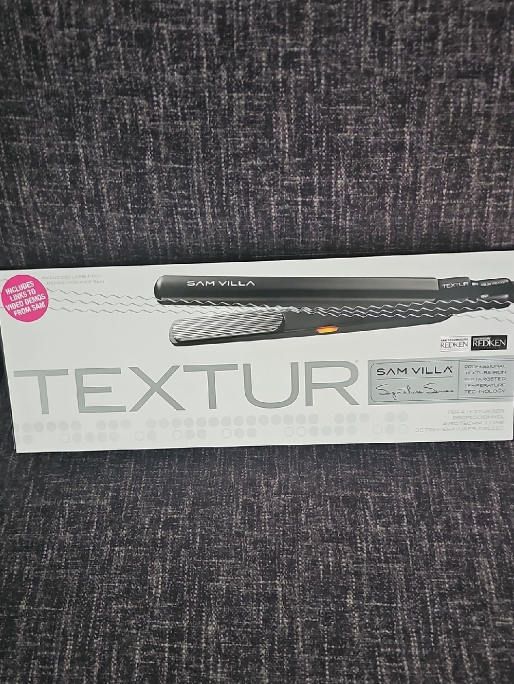 NEW!!!***Sam Villa Signature Textur Iron - Black/Silver